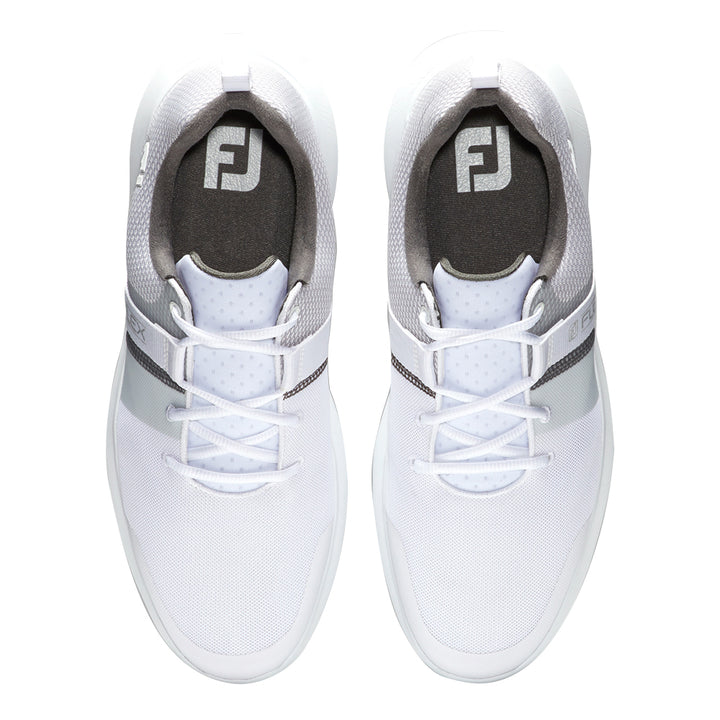 FootJoy FJ Flex Spikeless Golf Shoes Previous Season Style White - 21 Men