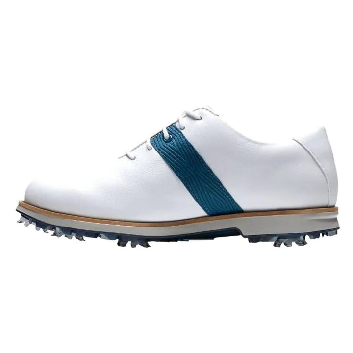 FootJoy Premiere Golf Shoes Previous Season Style White/Blue/Gray - 21 Women