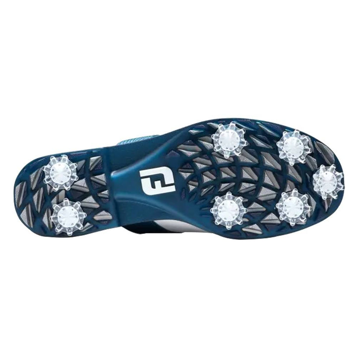 FootJoy Premiere Golf Shoes Previous Season Style White/Blue/Gray - 21 Women