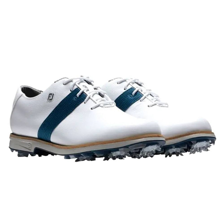 FootJoy Premiere Golf Shoes Previous Season Style White/Blue/Gray - 21 Women