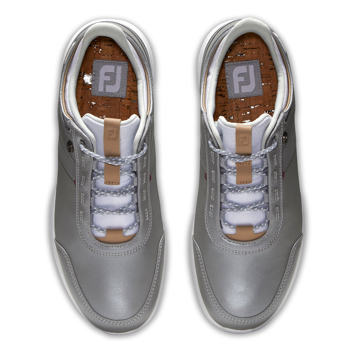 FootJoy FJ Stratos Luxury Casual Spikeless Golf Shoes Previous Season Style Pearl Gray - 21 Women