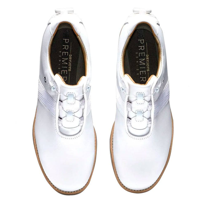 FootJoy Premiere BOA Golf Shoes Previous Season Style White/White/Gray - 21 Women