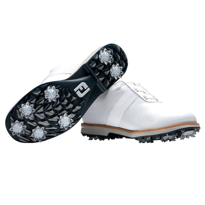 FootJoy Premiere BOA Golf Shoes Previous Season Style White/White/Gray - 21 Women