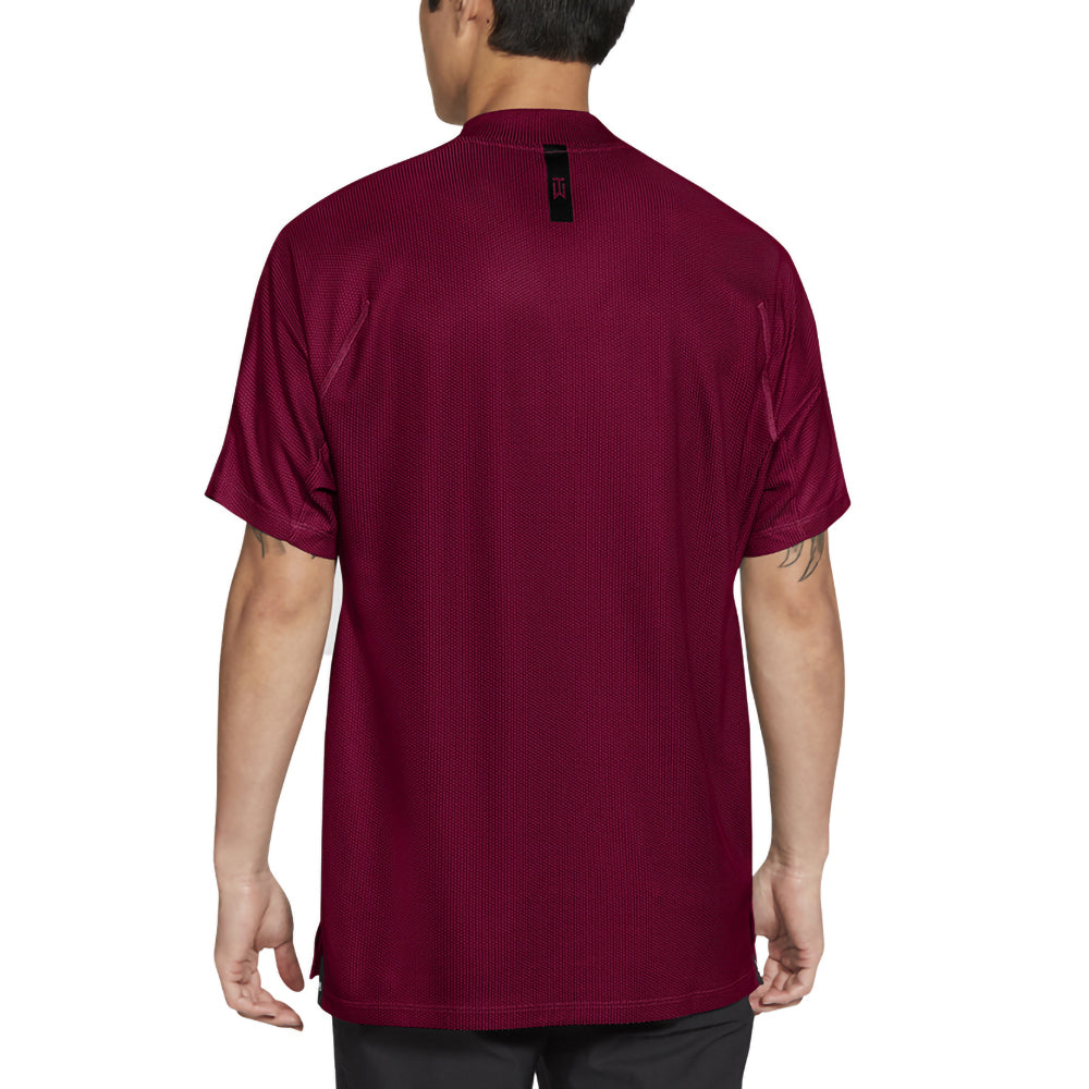 Nike Dri-FIT Tiger Woods Golf Mock Team Red/Gym Red/White - SP21 Men