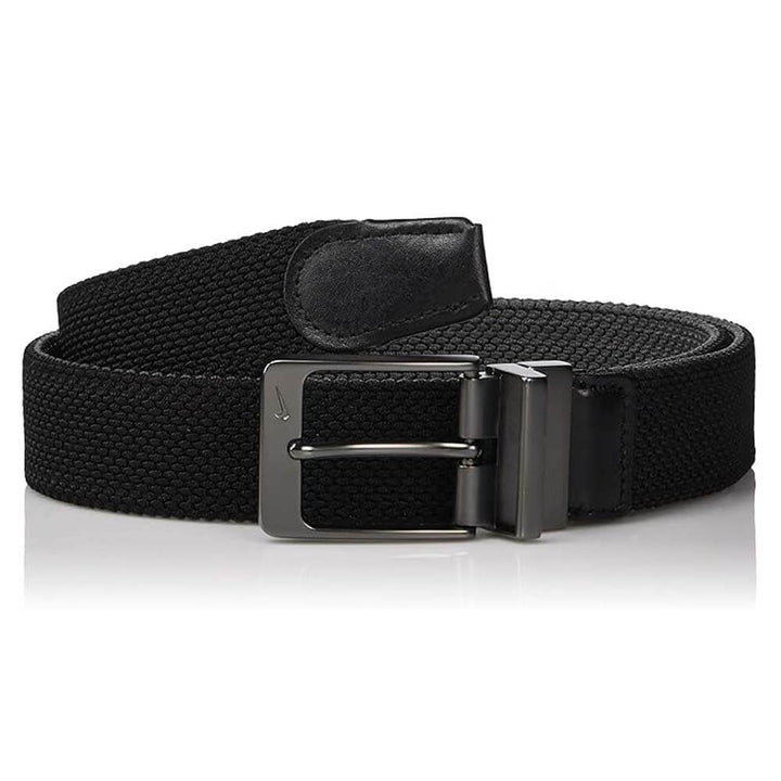 Nike G-Flex Stretch Woven Golf Belt Black/Dark Gray - 21 Men