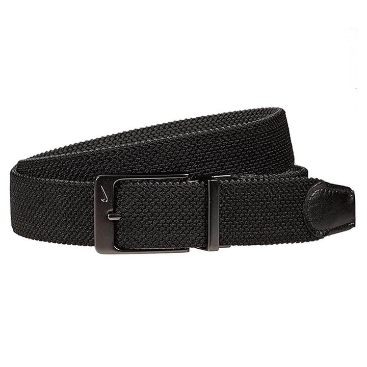 Nike G-Flex Stretch Woven Golf Belt Black/Dark Gray - 21 Men
