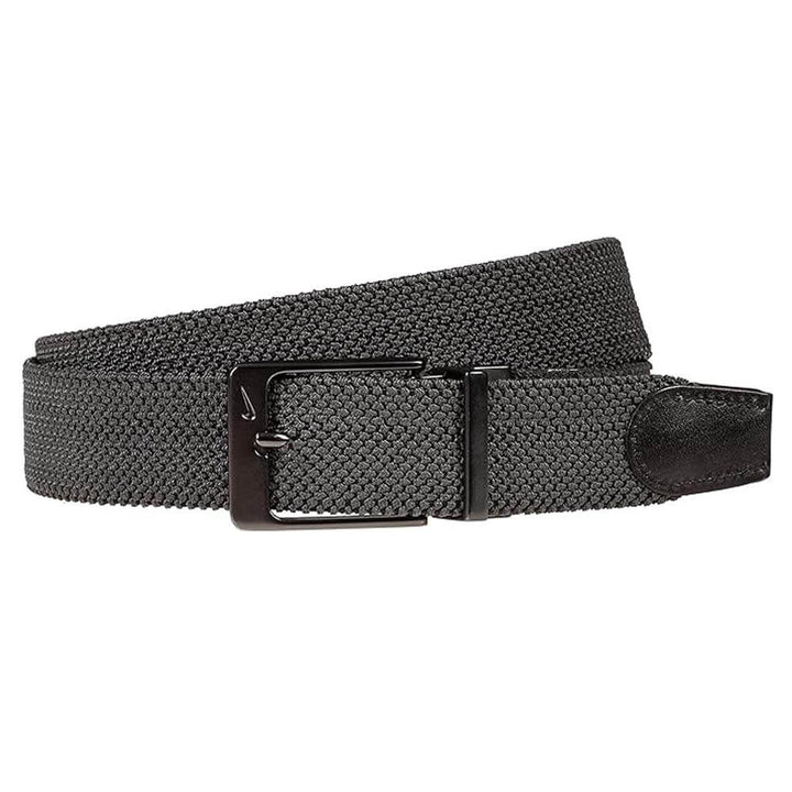 Nike G-Flex Stretch Woven Golf Belt Black/Dark Gray - 21 Men