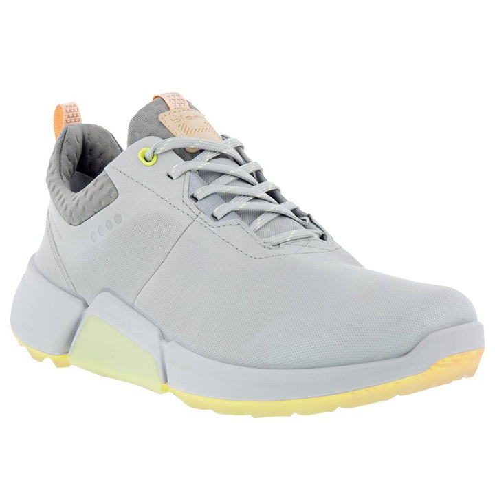 ECCO BIOM H4 Laced Spikeless Golf Shoes Concrete/Peach Nectar - SS22 Women
