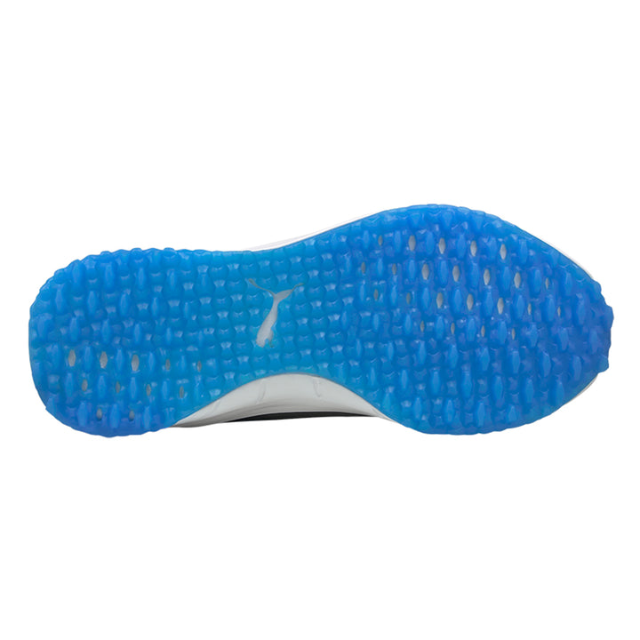 PUMA Grip Fusion Pro 3.0 Spikeless Golf Shoes Quiet Shade/Silver/Ibiza Blue - 21 Men