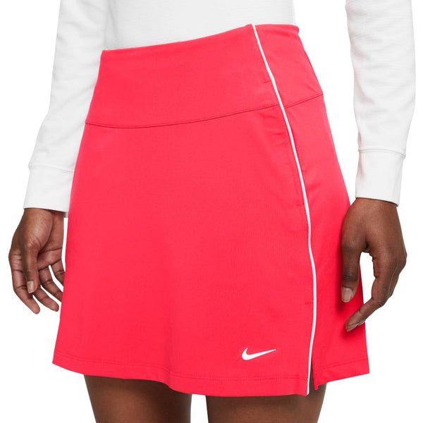 Nike Dri-FIT UV Victory Golf Skirt Fusion Red/White - SS21 Women