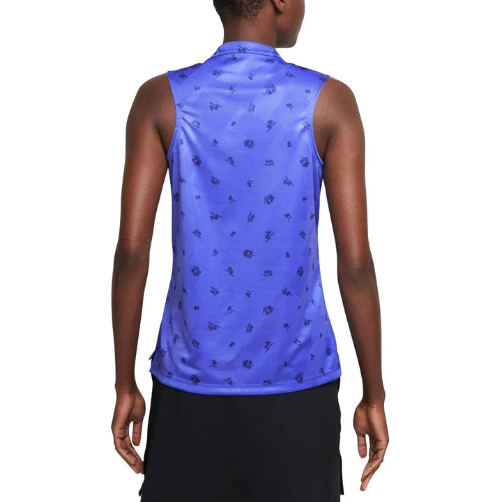 Nike Dri-FIT Victory Printed Golf Polo Sapphire/Dark Purple Dust - SS21 Women