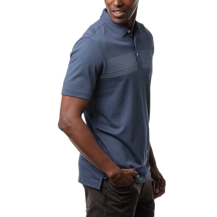 TravisMathew Private Pool Golf Polo Sargasso Sea - SS21 Men