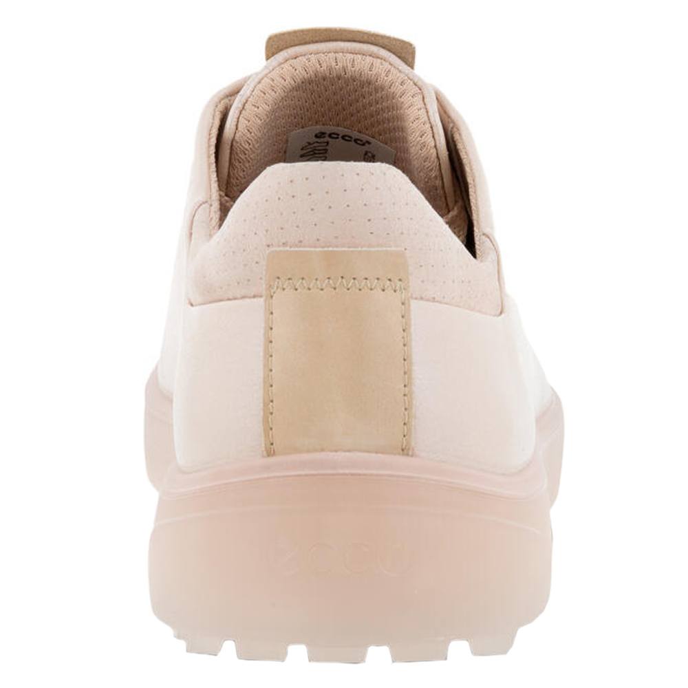 ECCO Tray Laced Spikeless Golf Shoes Rose Pearl Lyra - FW22 Women