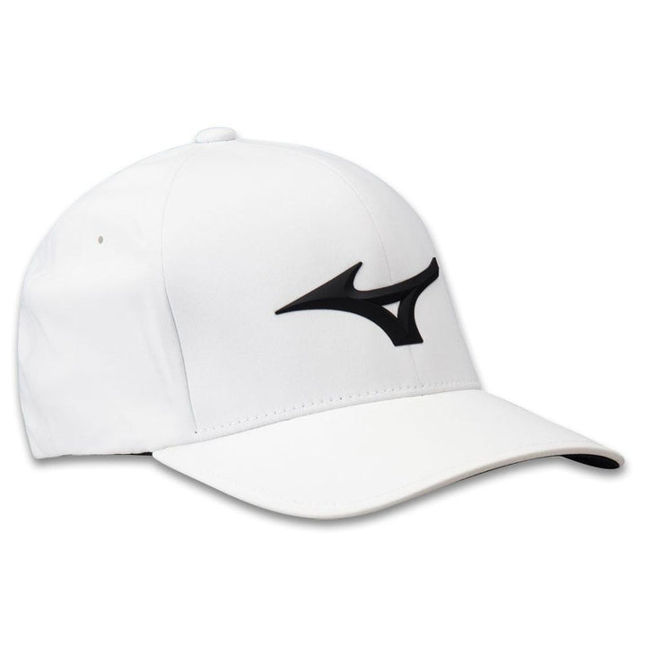 Mizuno Tour Delta Fitted Golf Cap White/Black - 22 Men