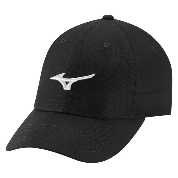 Mizuno Tour Adjustable Lightweight Golf Cap Black/White - 22 Men