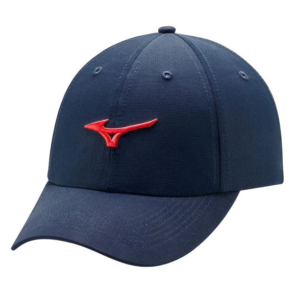 Mizuno Tour Adjustable Lightweight Golf Cap Navy/Red - 22 Men