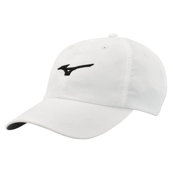 Mizuno Tour Adjustable Lightweight Golf Cap White/Black - 22 Men
