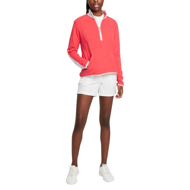 Nike Therma-FIT Victory 1/2-Zip Golf Pullover Fusion Red/Photon Dust/White - FW21 Women