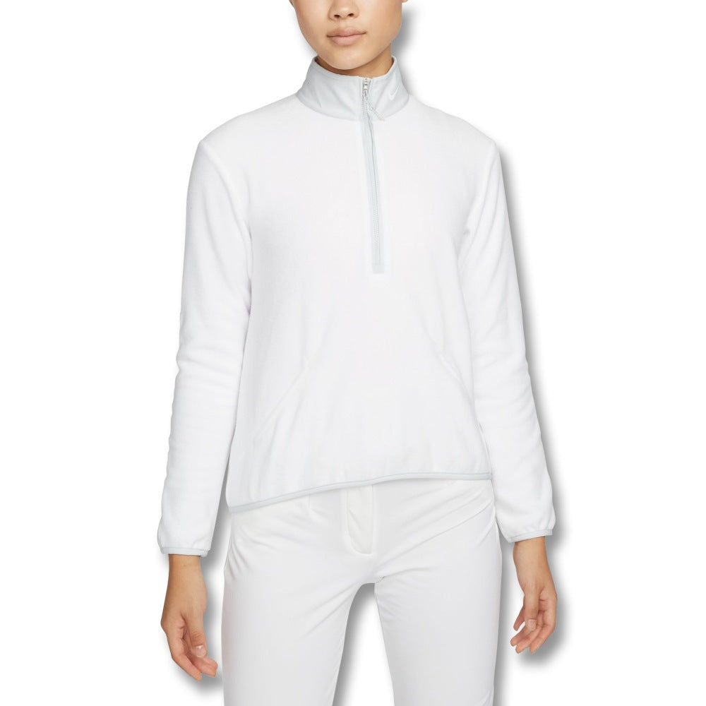 Nike Therma-FIT Victory 1/2-Zip Golf Pullover White/Photon Dust - FW21 Women