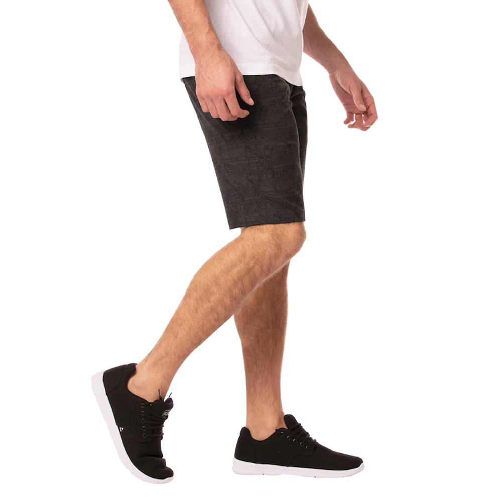 TravisMathew Sneak A Peak Golf Shorts Heather Gray Pinstripe - SS21 Men