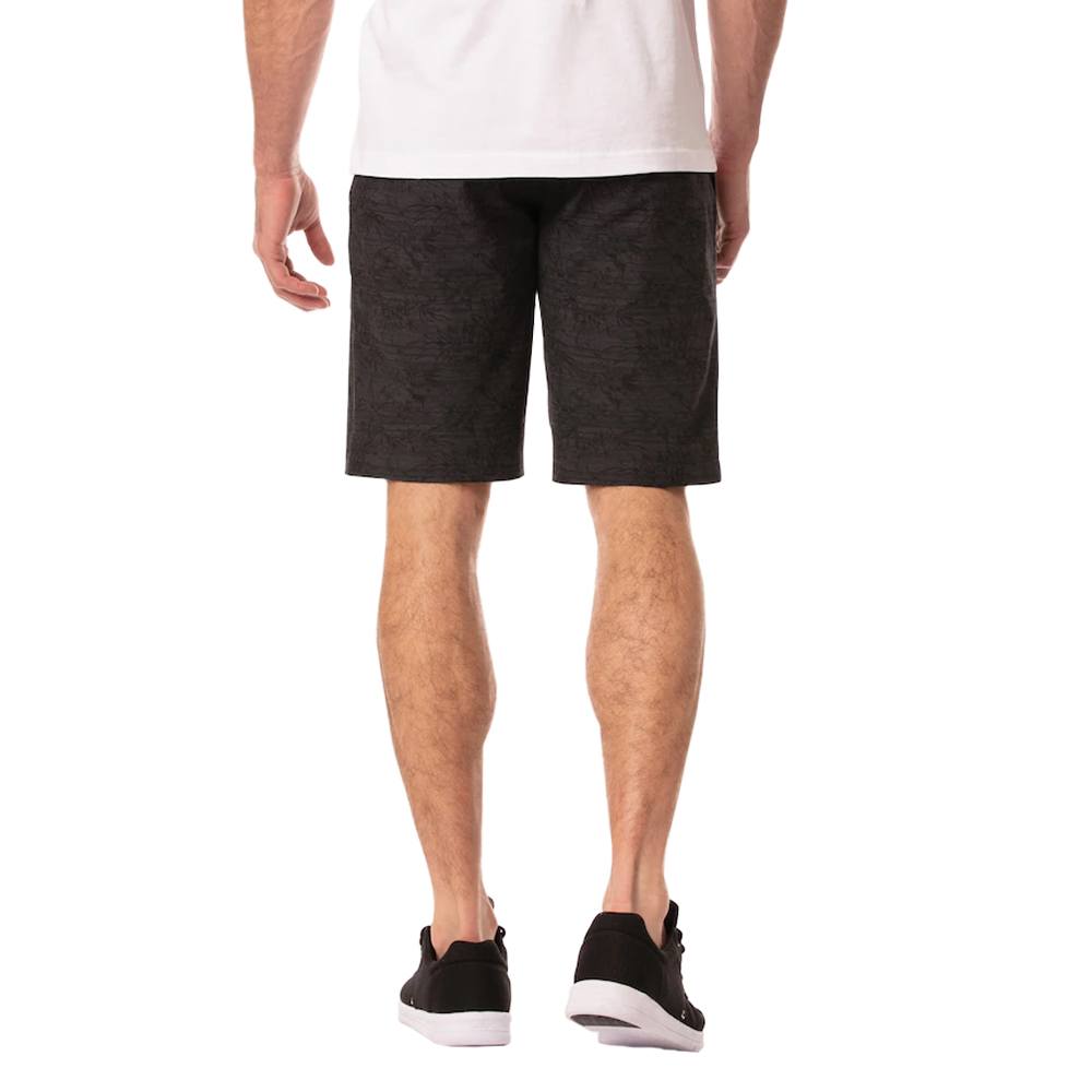TravisMathew Sneak A Peak Golf Shorts Heather Gray Pinstripe - SS21 Men