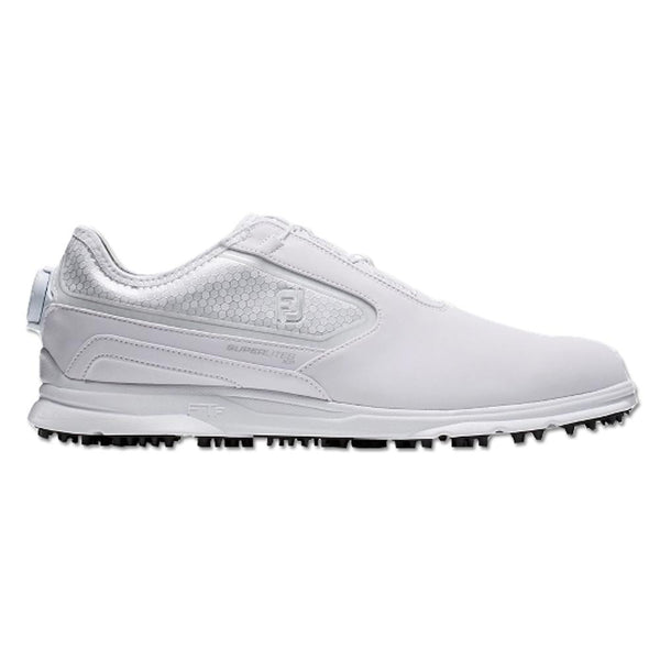 FootJoy Superlites XP BOA Spikeless Golf Shoes Previous Season Style White/Silver - 23 Men