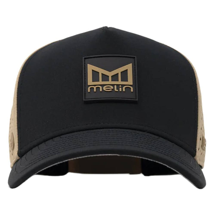 Melin Odyssey Stacked Hydro Golf Cap Dark Khaki/Black - FA24 Men