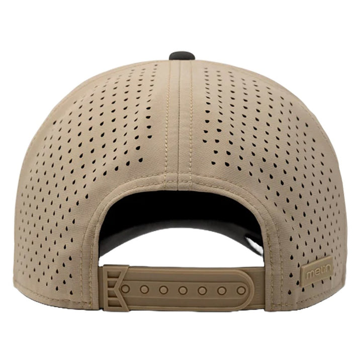 Melin Odyssey Stacked Hydro Golf Cap Dark Khaki/Black - FA24 Men
