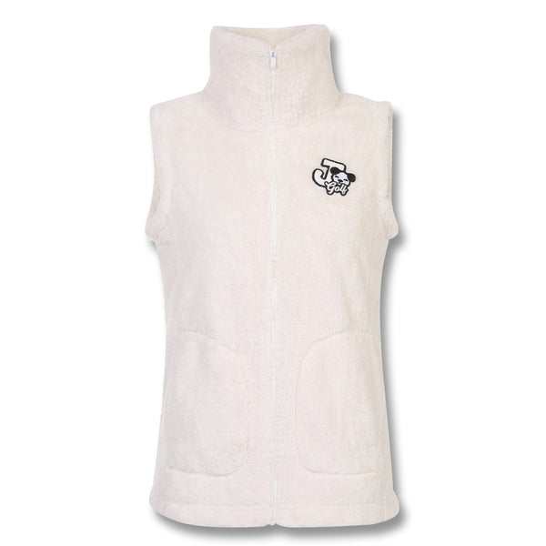 JDX America Fleece Golf Vest Off White - FW21 Women