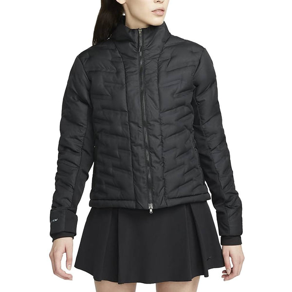 Nike Therma-FIT ADV Repel Full-Zip Golf Jacket Black/Dark Smoke Gray - FW22 Women