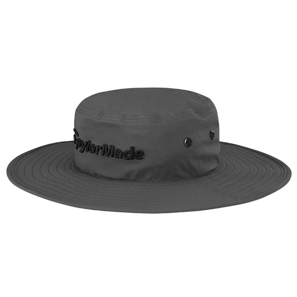 TaylorMade Performance Metal Eyelet Golf Bucket Hat Gray - 24 Men