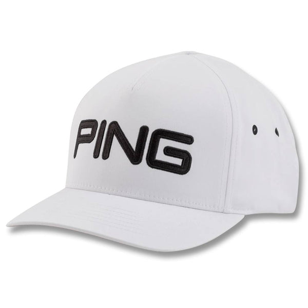 PING Structured 201 Golf Cap White/Black - 22 Men