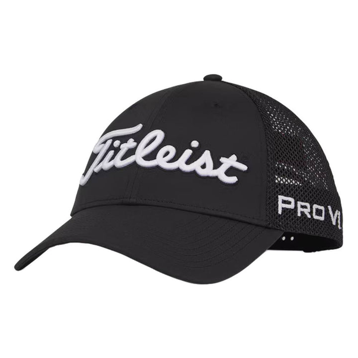 Titleist Tour Performance Mesh Golf Cap Black/White - 24 Men