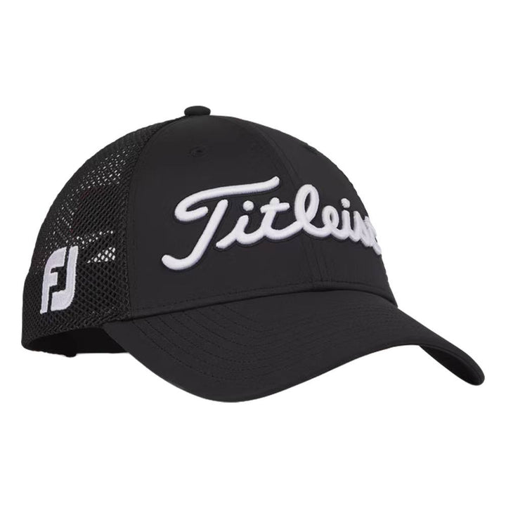 Titleist Tour Performance Mesh Golf Cap Black/White - 24 Men