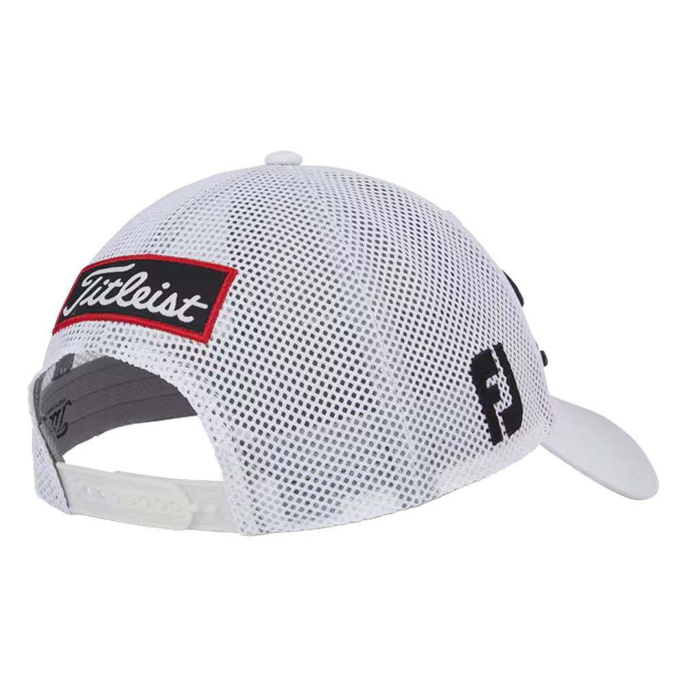 Titleist Tour Performance Mesh Golf Cap White/Black - 24 Men