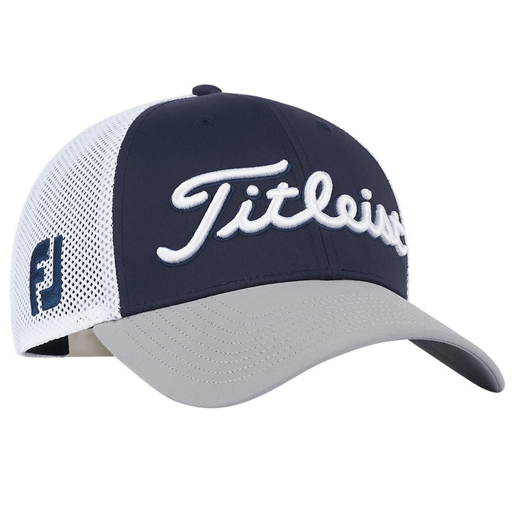 Titleist Tour Performance Mesh Golf Cap White/Navy/Gray - 24 Men