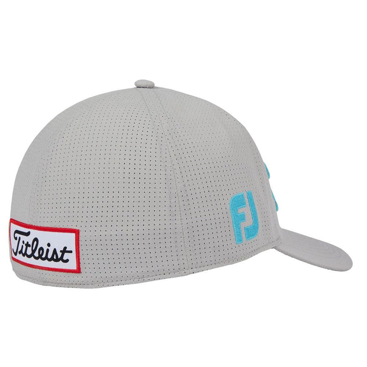 Titleist Tour Stretch Tech Golf Cap Gray/Maui Blue - 23 Men