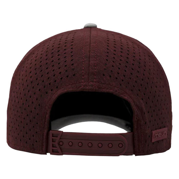 Melin Hydro Odyssey Brick Golf Cap Light Gray/Maroon - 23 Men