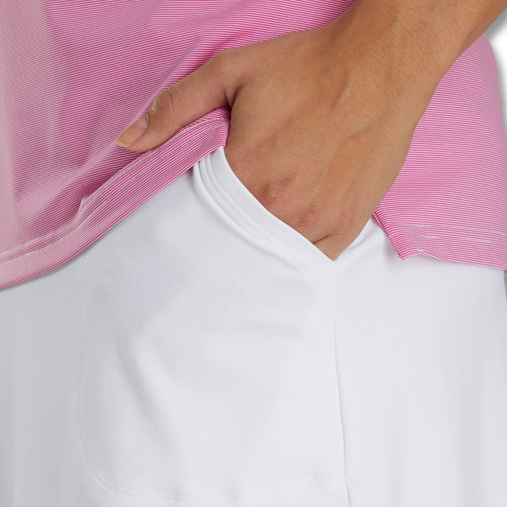 FootJoy Knit Golf Skort White - SS22 Women