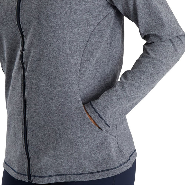 FootJoy Full-Zip Hoodie Golf Jacket Navy Heather - FW22 Women