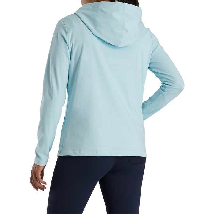 FootJoy Full-Zip Hoodie Golf Jacket Sky Heather - FW22 Women
