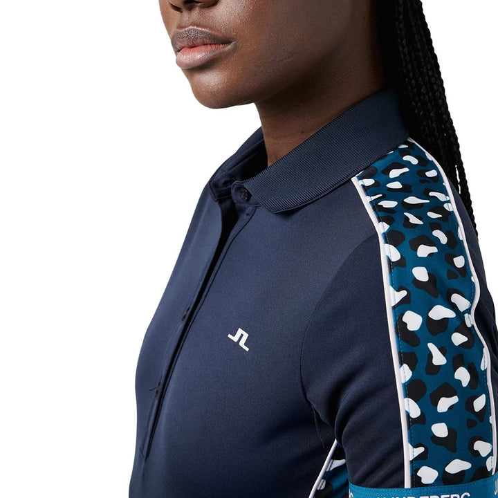 J.Lindeberg Damai Golf Polo JL Navy - SS22 Women