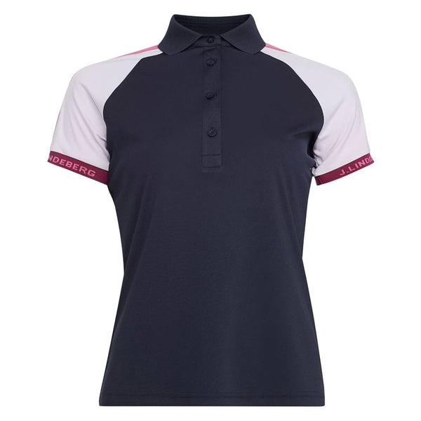 J.Lindeberg Perinne Golf Polo JL Navy - SS22 Women