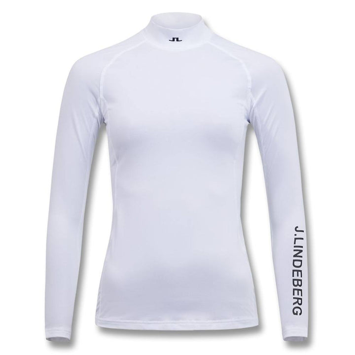 J.Lindeberg Asa Soft Compression Golf Baselayer White - 24 Women