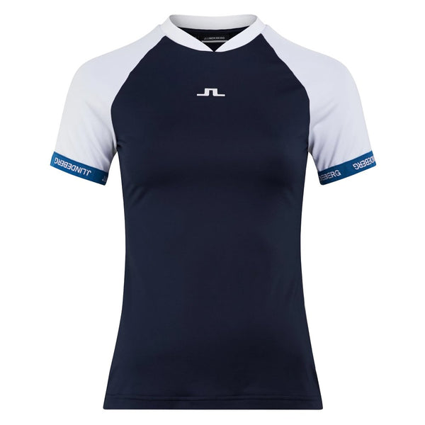 J.Lindeberg Sienna Golf Shirt JL Navy - SS22 Women