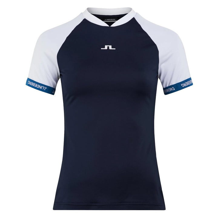 J.Lindeberg Sienna Golf Shirt JL Navy - SS22 Women