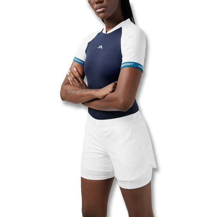 J.Lindeberg Sienna Golf Shirt JL Navy - SS22 Women