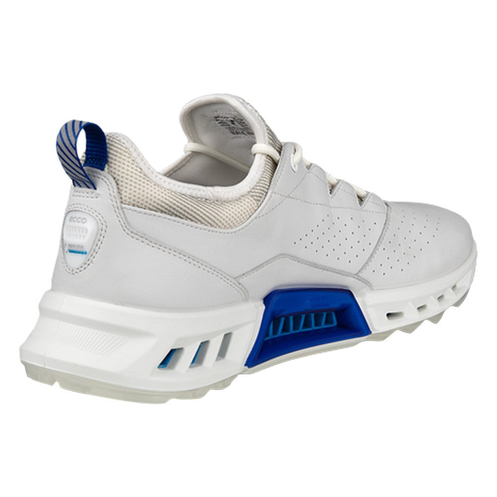 ECCO BIOM C4 Spikeless Golf Shoes White/Mazarine Blue - SS24 Men