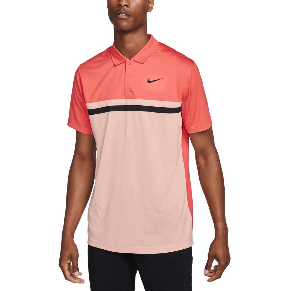 Nike Dri-FIT Victory Color-Blocked OLC Golf Polo Magic Ember/Arctic Orange - SS22