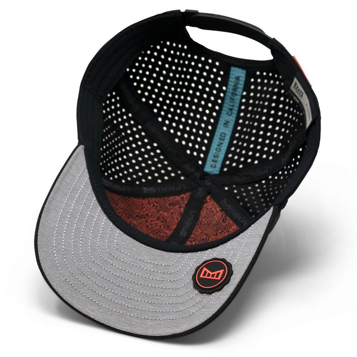 Melin A-Game Icon Hydro Golf Cap Heather Black/Infrared - 24 Men